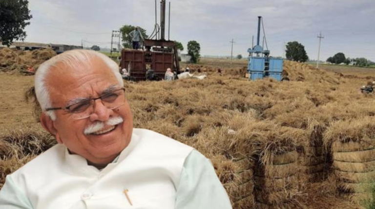 Khattar govt leads way in combating stubble burning, no incident reported in Haryana’s 5 districts; stubble to be used for biogas production